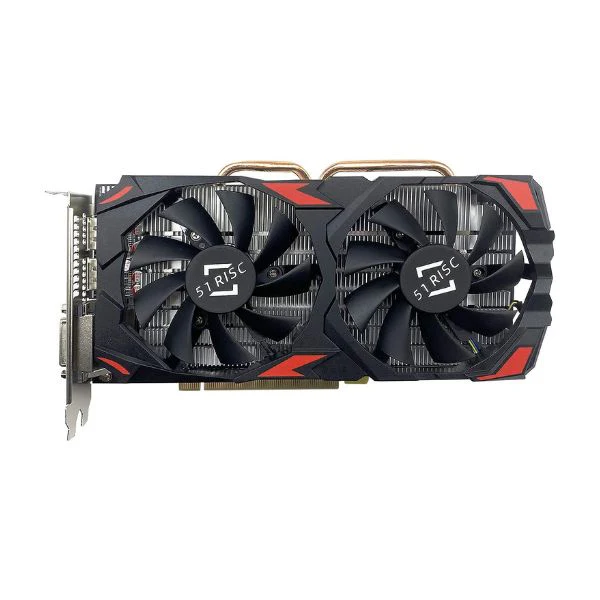 Tarjeta gráfica Radeon RX 580 de 8 GB, GDDR5 256 bits 2048SP VR Ready DisplayPort HDMI DVI-D