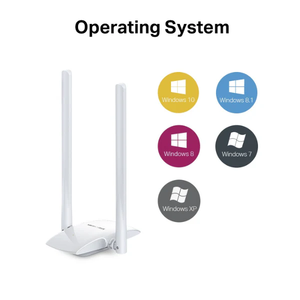 Adaptador Mercusys MW300UH 2antenas USBde alta ganancia de 300Mbps Con 2 × 2 MIMO - Image 3