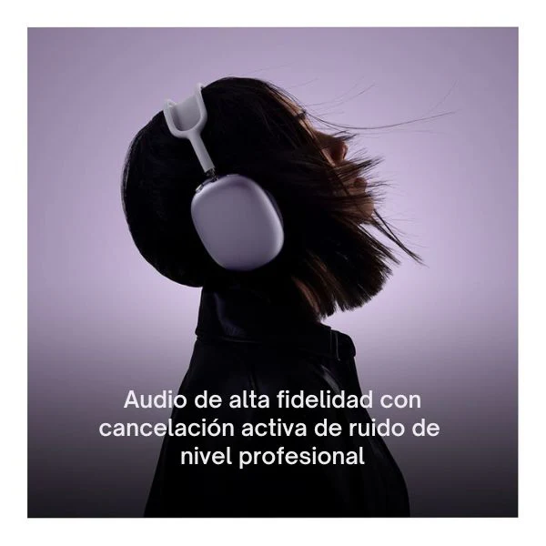 Audífonos Apple AirPods Max MWW83AM/A Over-Ear - Cancelación Activa de Ruido - Bluetooth - USB-C - Púrpura - Image 5