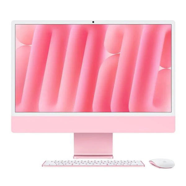 iMac 24" - Apple M4 8-Core CPU - 16GB RAM - 256GB SSD - 8-Core GPU - macOS - Pink - MWUG3LL/A