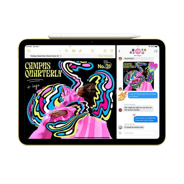 Tablet Apple iPad 11" - A16 - Wi-Fi - 128GB - (2025) - Yellow - MD4D4LL/A - Image 3