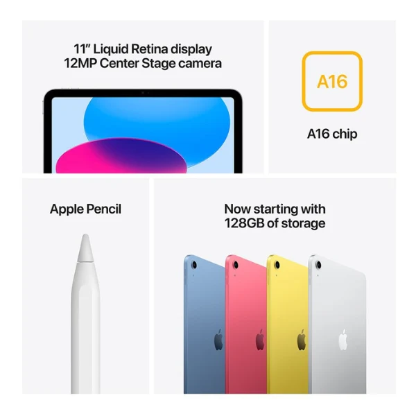 Tablet Apple iPad 11" - A16 - Wi-Fi + 5G - 512GB - (2025) - Silver - MD7P4LL/A - Image 6