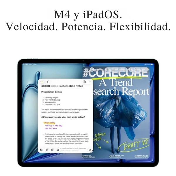 Tablet Apple iPad Air 11" - M4 - Wi-Fi - 256GB - (2026) - Blue - MH364LL/A - Image 3