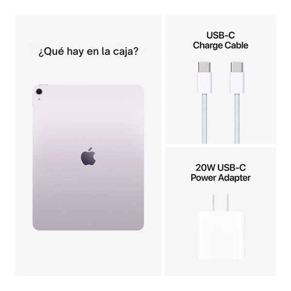 Tablet Apple iPad Air 13" - M3 - Wi-Fi - 256GB - (2025) - Purple - MCNR4LL/A - Image 6