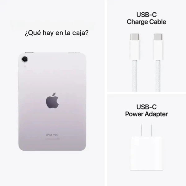 Tablet Apple iPad mini 8.3" - A17 Pro - Wi-Fi - 128GB - (2024) - Purple - MXN93LL/A - Image 8