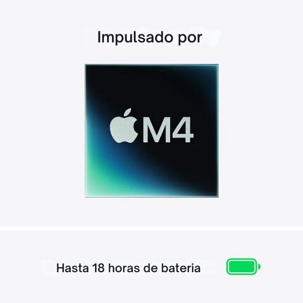 Laptop Apple MacBook Air 13 MC6C4LL/A Pantalla 13.6" - M4 - 16GB Memoria - 256GB SSD - 8-Core GPU - Midnight" - Image 2