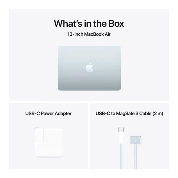 Laptop Apple MacBook Air 13 MC6V4LL/A Pantalla 13.6" - M4 - 16GB Memoria - 256GB SSD - 8-Core GPU - Sky Blue - Image 8