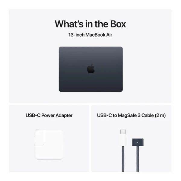 Laptop Apple MacBook Air 13 MW133LL/A Pantalla 13.6" - M4 - 16GB Memoria - 512GB SSD - 10-Core GPU - Midnight - Image 8