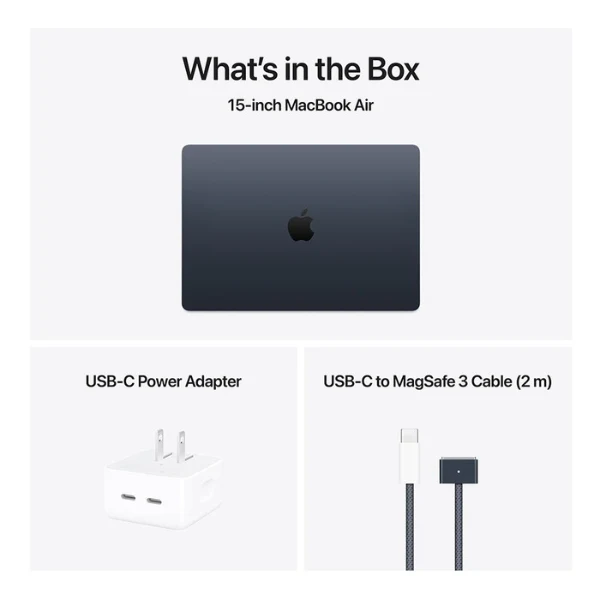 Laptop Apple MacBook Air 15 MC6L4LL/A Pantalla 15.3" Liquid Retina - M4 - 24GB Memoria - 512GB SSD - 10-Core GPU - Midnight - Image 9