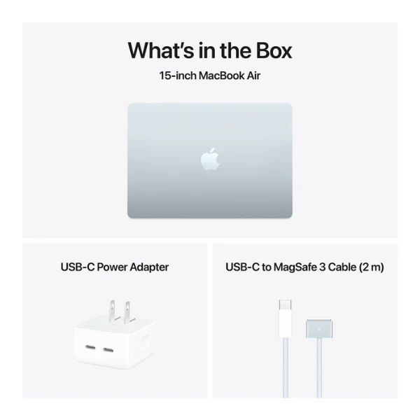 Laptop Apple MacBook Air 15 MC7D4LL/A Pantalla 15.3" - M4 - 24GB Memoria - 512GB SSD - 10-Core GPU - Sky Blue - Image 8