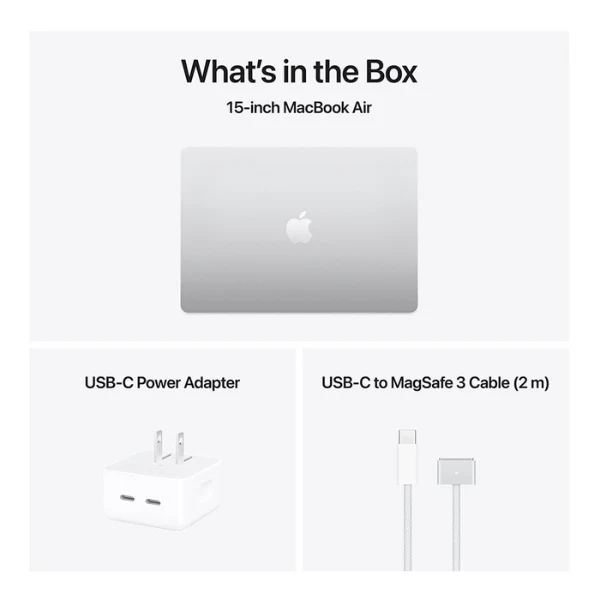 Laptop Apple MacBook Air 15 MW1G3LL/A Pantalla 15.3" - M4 - 16GB Memoria - 256GB SSD - 10-Core GPU - Silver" - Image 8