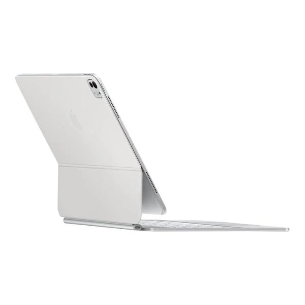 Magic Keyboard Apple para iPad Pro 13" (M4) - Teclado Retroiluminado - Trackpad de Vidrio con Retroalimentación Háptica - Fila de Funciones 14 Teclas - USB-C - Blanco - MWR43LL/A - Image 3