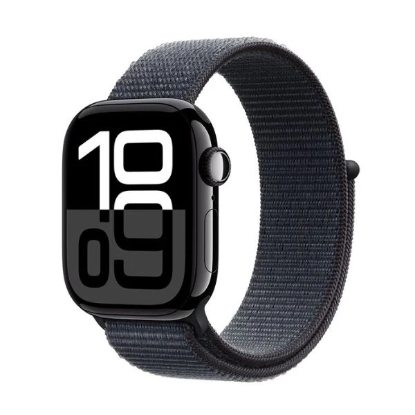 Apple Watch Series 10 GPS 42mm - Caja de Aluminio Negra - Correa Ink Cloud Sport Loop