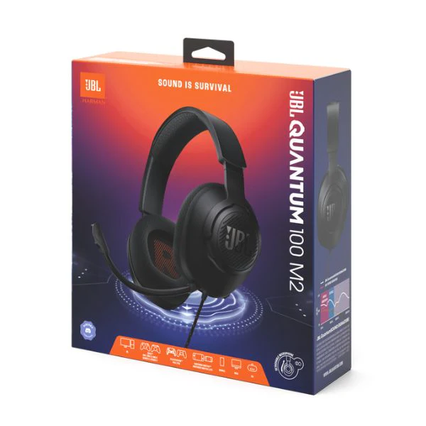 Audífono - Micrófono JBL Gaming Quantum 100 M2 - 3.5mm - Multiplataforma - Negro - Image 8