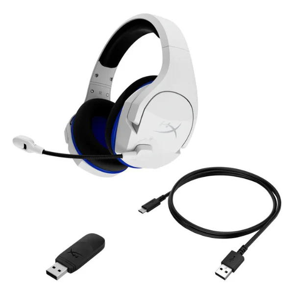 Audifonos inalámbricos HyperX Cloud Stinger Core Gaming PS4, PS5, PC acero ligeros, mic con cancelación de ruido blanco - Image 6