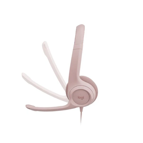 Audífonos - Micrófono Logitech H390 USB Rosado - Image 3
