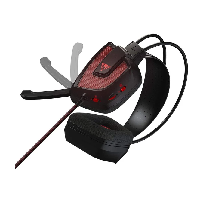 Audífonos Gamer Patriot Viper V380 PV3607UMLK 7.1 Surround USB RGB Negro - Image 5