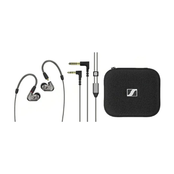 Audífonos Sennheiser Audiophile IE 600 Wired Passive Noise Cancelling In-Ear Earbuds - Gray - Image 3