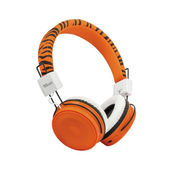 Audifonos Trust Comi Supraurales kids Bluetooh Color Naranja 23583 - Image 3