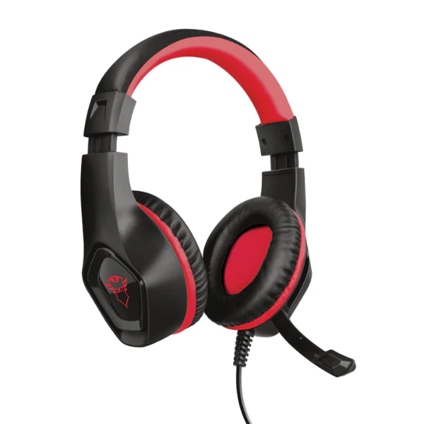 Audifonos Trust GXT 404R Rana Gaming Microfono 3.5Mm Negro Rojo 23439 - Image 4