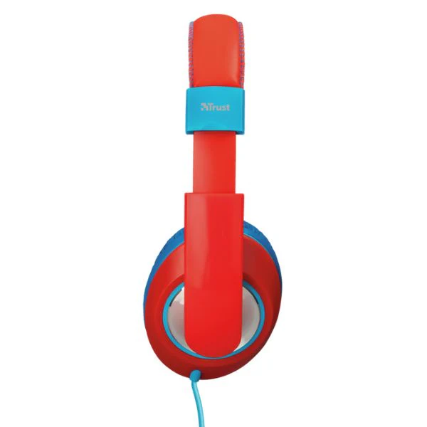 Audifonos Trust Sonin Circumaurales Kids 3,5MM Azul Rojo 23585 - Image 4