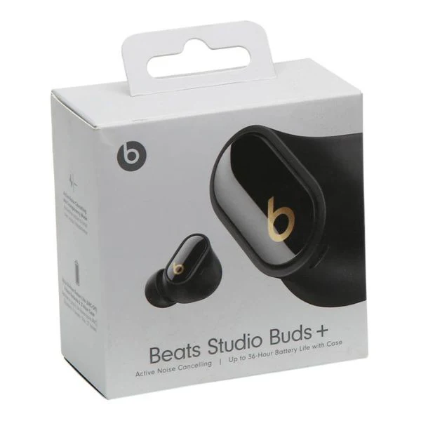 Auriculares Apple Beats Studio Buds Plus Cancelación Activa de Ruido True Wireless Bluetooth – Negro/Dorado – In Ear – MQLH3LL/A - Image 3