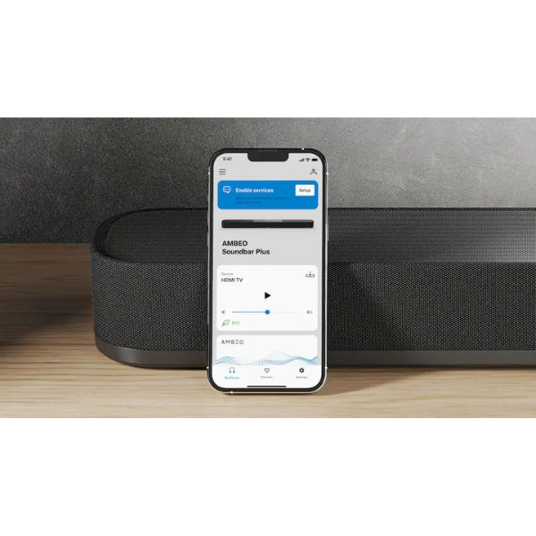 Barra de sonido Sennheiser AMBEO Soundbar Plus 7.1.4 Dual Built-in Subwoofers Advanced Streaming Connectivity - Black - Image 7