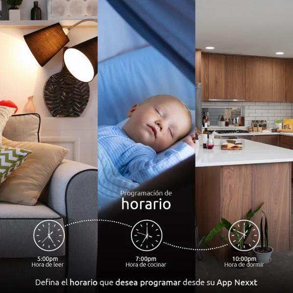 Bombilla Nexxt LED Inteligente Wi-Fi 110V GU10 – NHB-W310 – Blanco Regulable – Empaque 3 Unidades - Image 3