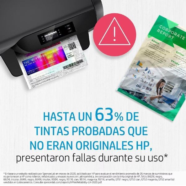 Botella de Tinta HP GT52 Cian Original (M0H54AL) - 70 ml - Rendimiento de hasta 8,000 páginas - Image 6