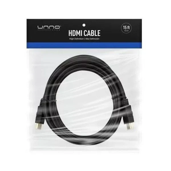 Cable Unno Tekno CB4115BK HDMI-HDMI 4.5 Metros Negro - Image 2