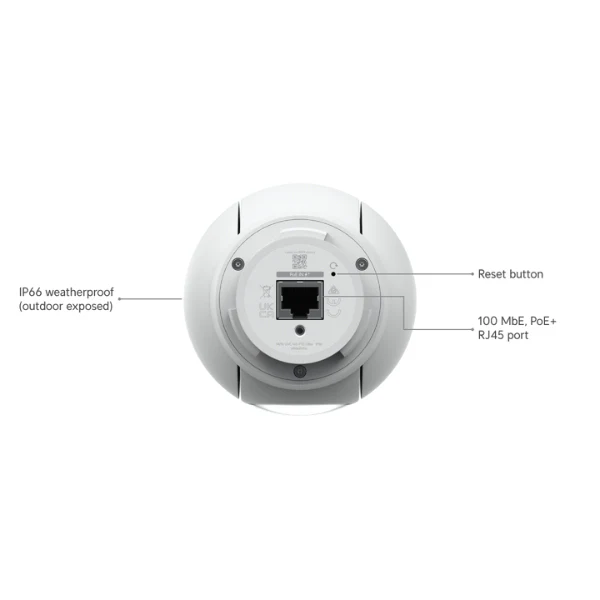 Cámara de Seguridad Ubiquiti UniFi G5 PTZ 2K Zoom Óptico PoE+ IP66 Montaje en Pared/Polo - Image 4