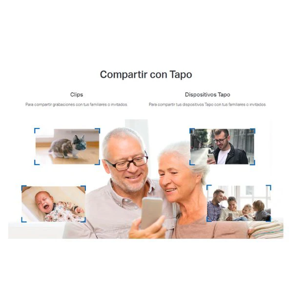 Cámara de Seguridad TP-Link Tapo C211 - Wi-Fi 2K 3MP - 360 Grados - Detección IA - Control de Voz - Visión Nocturna - Negro - Image 10