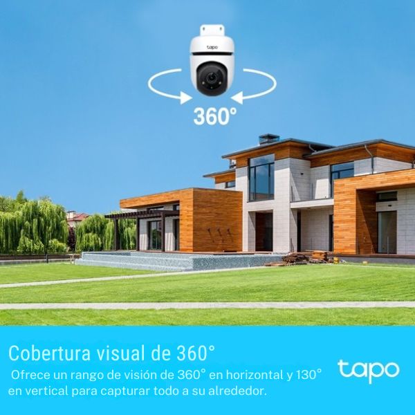 Cámara Tapo C500 WiFi Vigilancia Exterior 360° 1080p IP65 Visión Nocturna 29m - Image 3