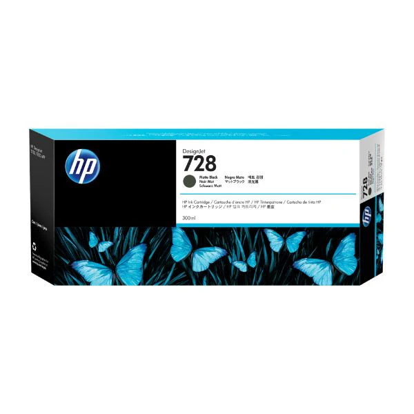 CARTUCHO TINTA F9J68A HP 728 300ML NEGRO HP DESINJET T730 - T830