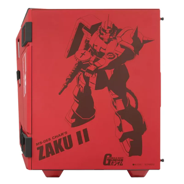 Case ASUS TUF Gaming GT301 ZAKU II Edition ATX mid-Tower 120mm Aura RGB Fan, Headphone Hanger,360mm Radiator, Gundam - Image 5