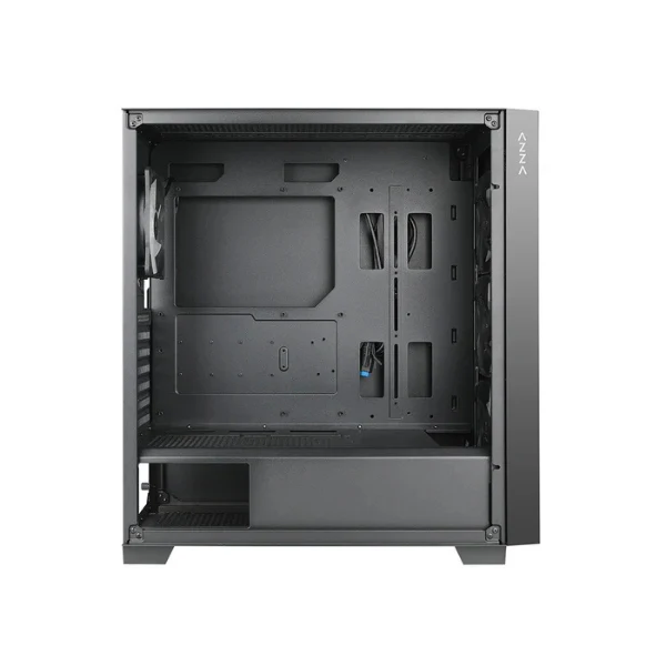 Case gaming AZZA AERO 480 CSAZ-480 - Mid Tower - E-ATX - Negro - 2x USB 3.0 - HD Audio - 4x Fan ARGB - Lateral Malla Deslizable - Image 5