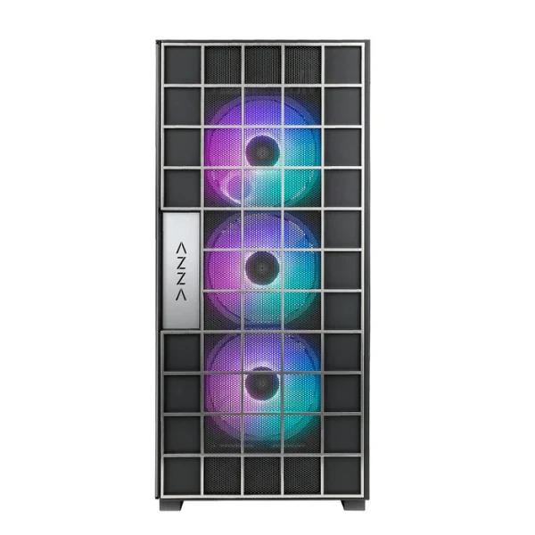 Case gaming AZZA NEO 500 CSAZ-500 - Mid Tower - E-ATX - Negro - 2x USB 3.0 + Type-C - HD Audio - 4x Fan ARGB - Vidrio Templado - Image 2