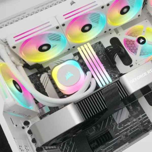 Case gaming Corsair 3000D Airflow/ Mid Tower/ ATX/ Vidrio Templado/ 2x Fan SP120/ Blanco - Image 6