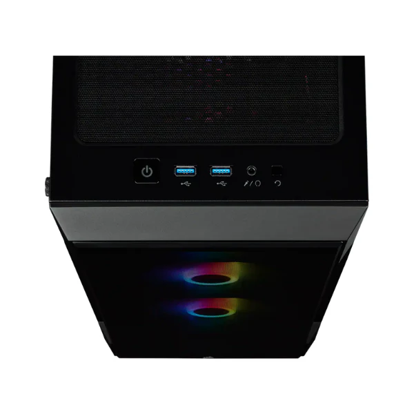 Case Corsair iCUE 220T RGB Airflow Tempered Glass Mid-Tower Smart Case Black CC-9011173-WW) - Image 4