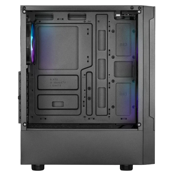 Case Gamdias Gaming Talos E3 Mesh ATX - 3x Ventiladores ARGB 120mm - Panel Frontal Malla - Lateral Vidrio Templado - Negro - Image 3