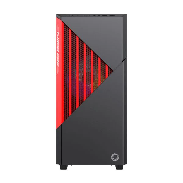 Case Gamer GameMax Contac COC/ Mid Tower/ Negro-Rojo/ Vidrio Templado/ 3x Fan ARGB - Image 5