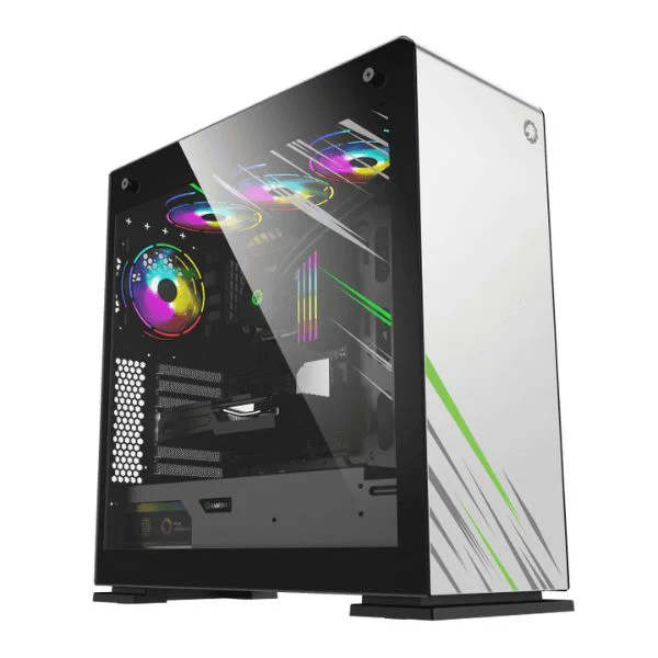 Case gaming GameMax Vega Pro/ Full Tower/ E-ATX/ Fan ARGB/ Vidrio Templado/ Blanco - Image 2