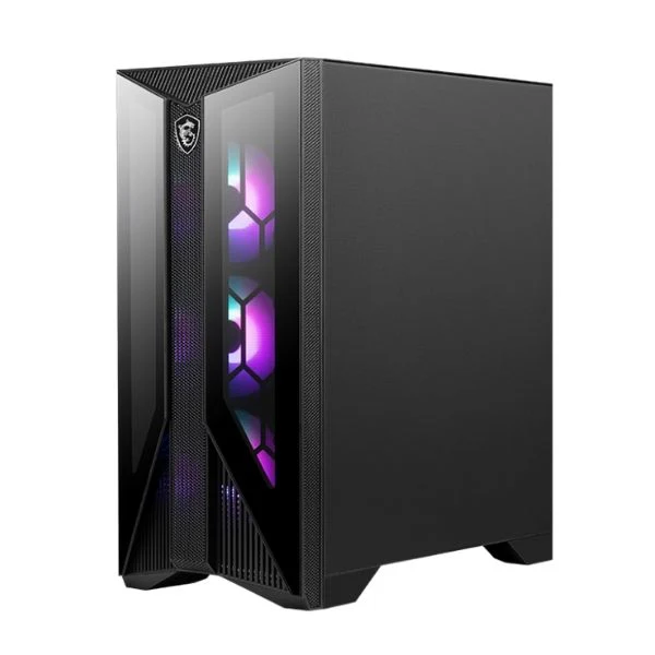 Case MSI MPG GUNGNIR 120R, ATX Mid Tower, USD 3.1 Type-C x 1, USB 3.1 Gen1 x 2, Fan Included x 4, ARGB Negro - Image 3