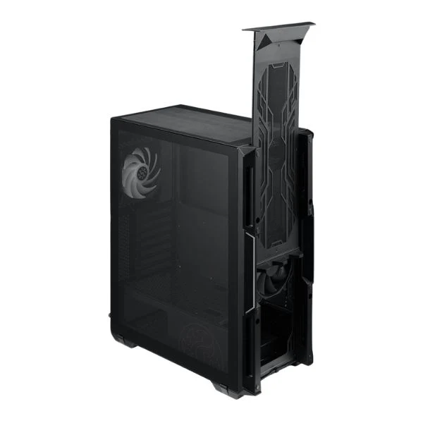 Case gaming XPG STRAKER AIR / MID-Tower/ ATX negro/ 2x USB/ HD Audio/ 2x Fan ARGB 120mm/ Panel lateral de vidrio templado - Image 3
