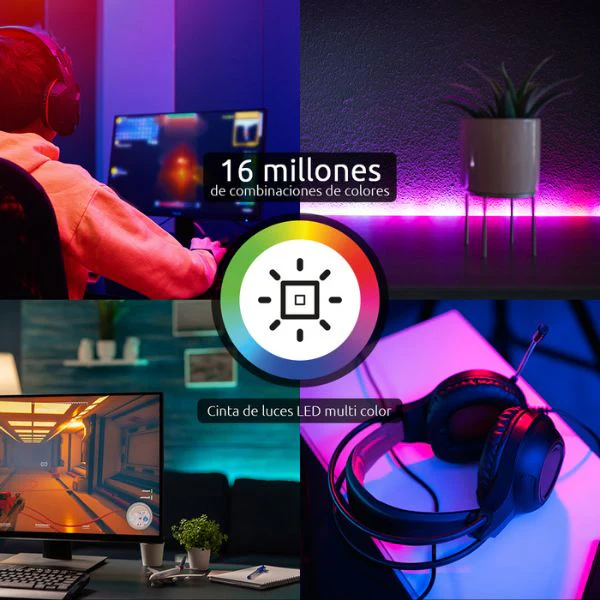 Cinta LED Inteligente Wi-Fi RGBIC 5 m Nexxt Home NHB-S613 – Smart LED Light Strip - Image 3