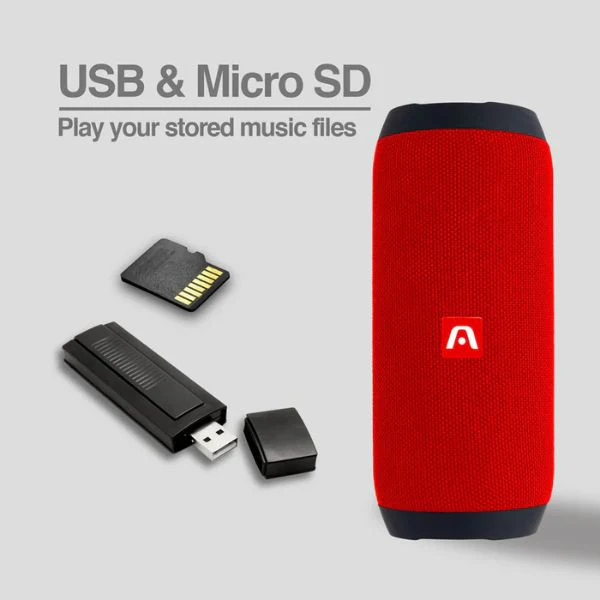 Corneta Argom Drum Beats - 10W - Bluetooth TWS - Color Rojo - ARG-SP-3017RD - Image 4