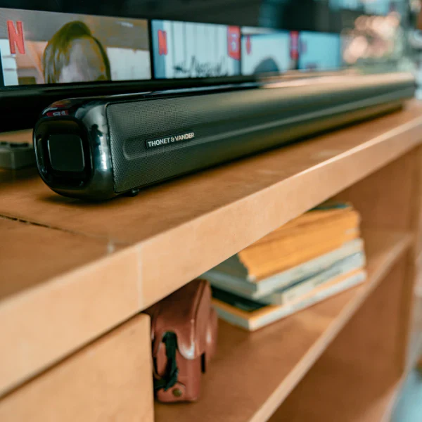 Cornetas Thonet & Vander Kino Cinema 150W 2.1 Bluetooth + Rca + Aux 3.5Mm + Hdmi + Coaxial + Optico Kino Soundbar - Image 4