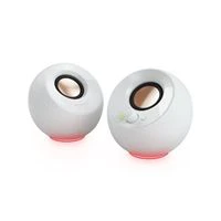 Creative Labs Pebble SE Minimalist 2.0 Channel Computer Speakers - White