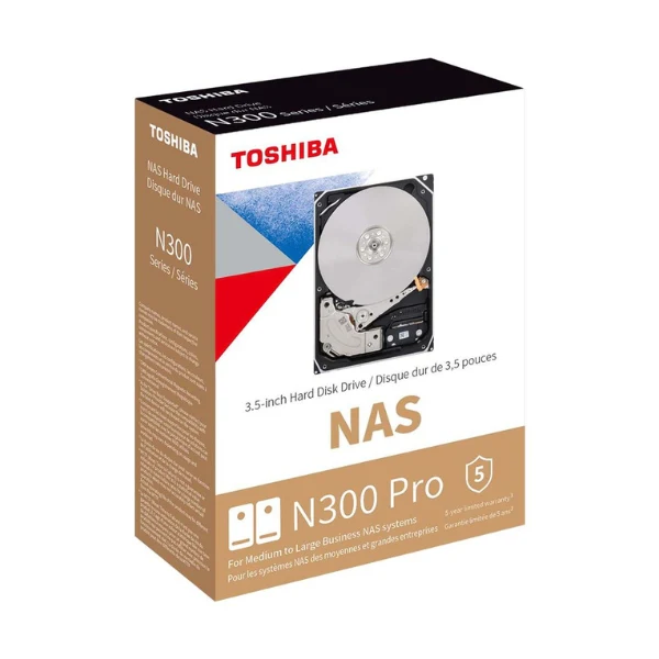 Disco Duro HDD Toshiba N300 22TB 7200 RPM SATA III 6Gb/s 1GB caché Internal CMR NAS 3,5" - Image 3