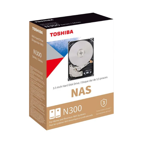 Disco Duro HDD Toshiba N300 6TB 7200 RPM SATA III 6Gb/s 512MB caché Internal CMR NAS 3,5" - Image 3